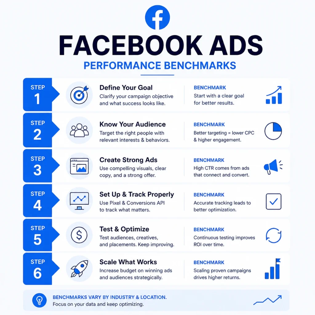 Facebook Ads Performance Benchmarks - SMH Digital
